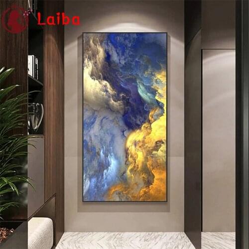Diamond Embroider Abstract art, colorful clouds Picture Of Diamond Painting Full Square round drill Mosaic Cross Stitch Wall Art