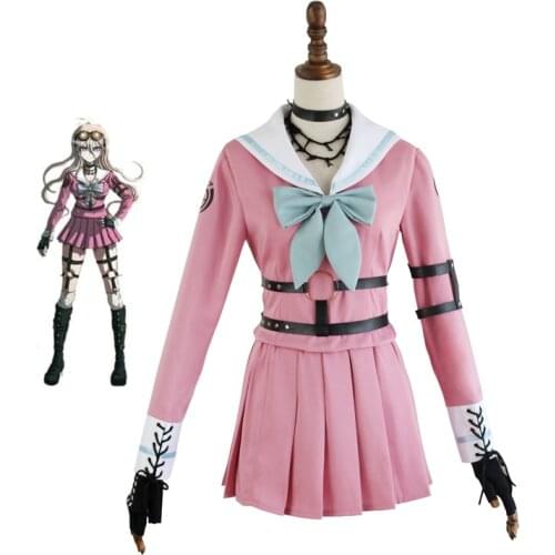 Danganronpa V3 Iruma Miu Rabbit Cosplay Costume Japanese Game Sailor Uniform Suit Outfit Clothes