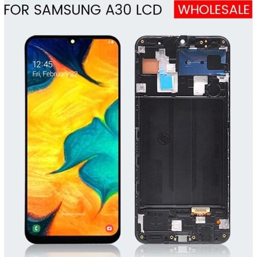 1Pcs For Samsung Galaxy A30 LCD Screen A305F A305 LCD Touch Panel Digitizer Assembly Replacement
