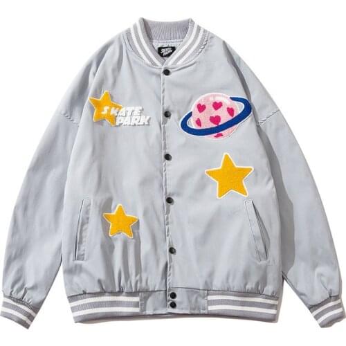 Hip Hop Baseball Uniform Male Flocking Embroidery Bomber Jacket Autumn Mens Couple Boyfriend Style Varsity Outwear Jacket Street