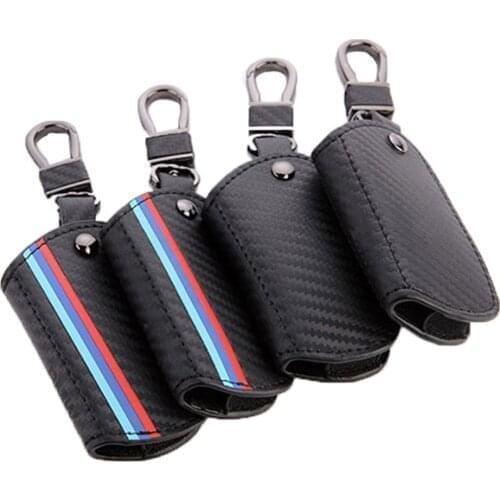 For Bmw Key Case Key Cover for Bmw E30 X5 E70 E91 G30 Serie 1 for Bmw E90 Accessories E34 X5 E53 F31 X3 E83 Leather Keychain