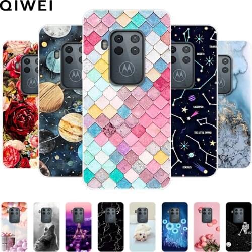 For Motorola One Zoom Case Cute Painting Soft TPU Silicone Phone Back Cover For Moto One Action Case Fundas for moto one Vision