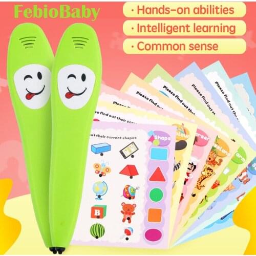 Kids English Educational Voice Reading Machine Book Smart Reading Pen Children Study Papers Learning Animal Toys Language Kit