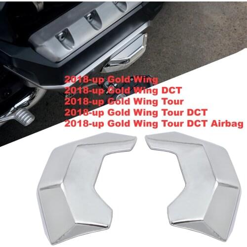 For HONDA GL1800 Gold Wing 2018-UP Chrome Saddlebag Guard Covers Anti-fall protective plastic decoration kit