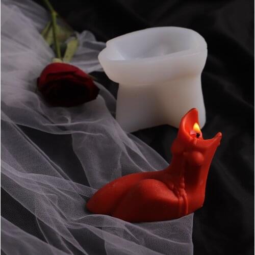 Diy Cake Decorating Tools New Nordic Abstract Human Body Candle Silicone Mold 3d Candle Molds for Candle Making Resin Molds