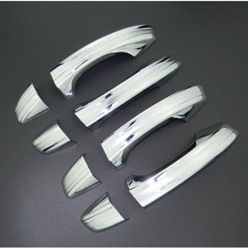 For Seat Leon MK3 2013-2017 ABS Chrome Side Door Side Handle Cover Trim Car Styling 2014 2015 2016