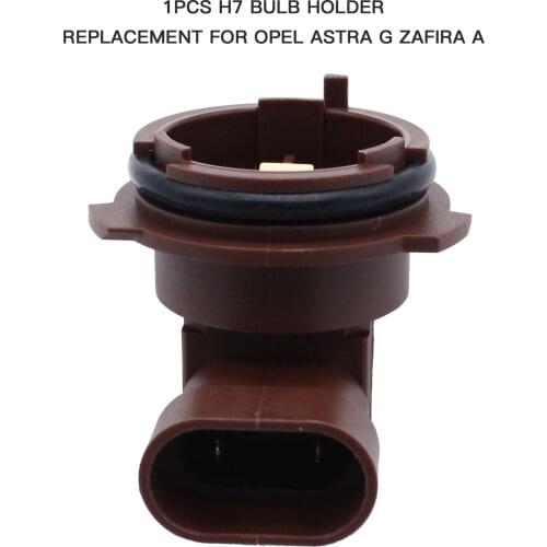 H7 Bulb Holder Lamp Socket Headlight Low Beam Replacement for Opel Astra G Zafira A
