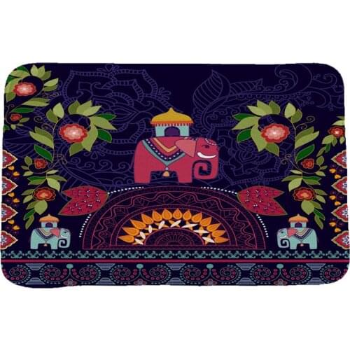 Ethnic Style National Customs Rug Hallway Carpets and Rugs for Bedroom Living Room Carpet Kitchen Bathroom Anti-Slip Floor Mats