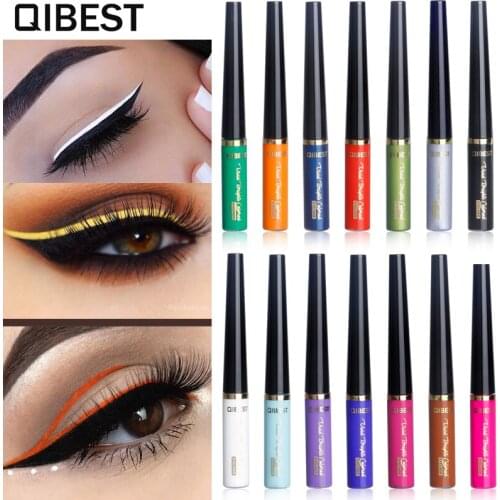 Waterproof Liquid Eyeliner Pencil Makeup Sexy Long-Lasting Black White Color Eyebrow Eyeliner Eye Cosmetic For Girls