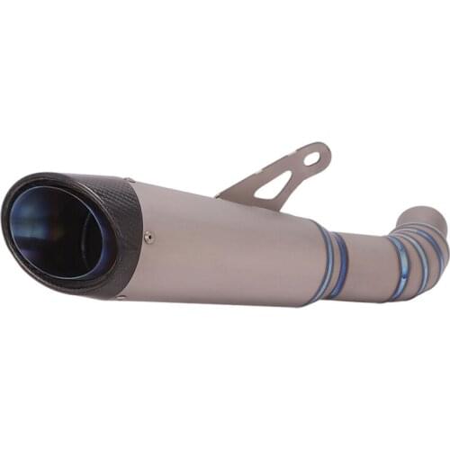 Titanium Alloy Motorcycle Exhaust System Muffler Escape Tip Silencer Connect Link Tube for Benelli Leoncino 800