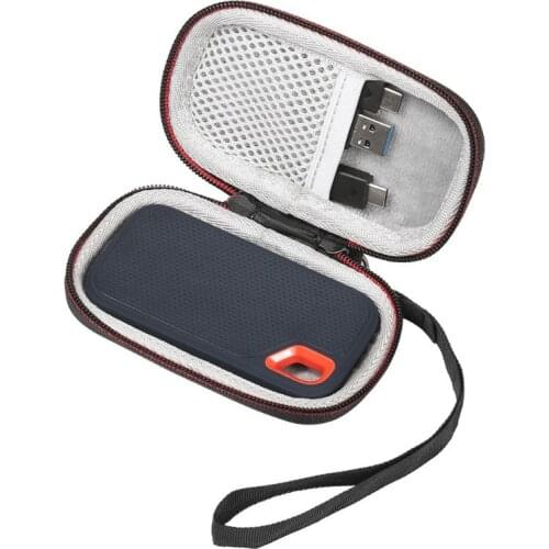 Hard Carry Case Storage Bag Pouch for SanDisk 250GB/500GB/1TB/2TB SSD SDSSDE60