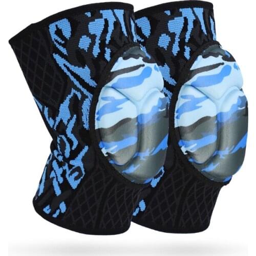 1 Pair Thickened EVA Knee Pads Knee Protector Breathable Anti-Slip Knee Brace Support for Volleyball Dancing Fitness