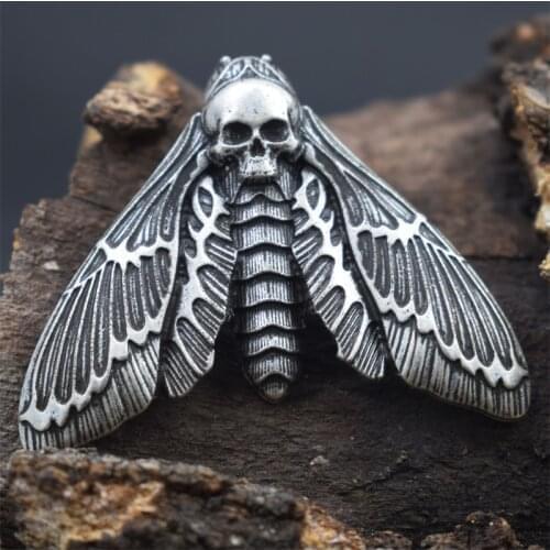 1pcs Deaths Head Hawk Moth brooch