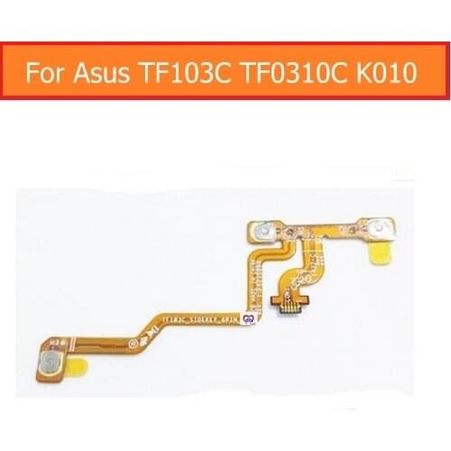 100% Genuine switch power Flex cable For Asus TF103C TF103 k018 K010 Transformer pad volume button flex cable sidekey_6pin_FPC