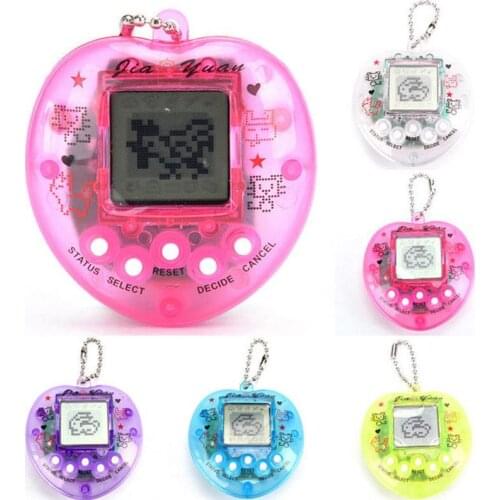 2 in 1 Virtual Cyber Digital Pet Game Toy Electronic Pets Toys Keyring Pets Toys Gift Christmas Educational Funny Pet Gift