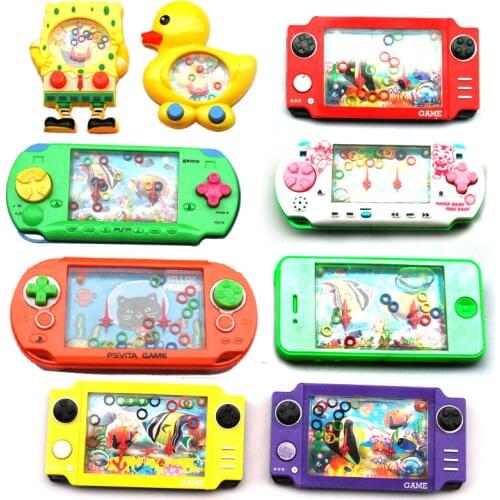 ASSOT Squishy Water Ring Toss Squeeze Toy Child Handheld Game Machine Parent-Child Interactive Antistress Game Toys For Children