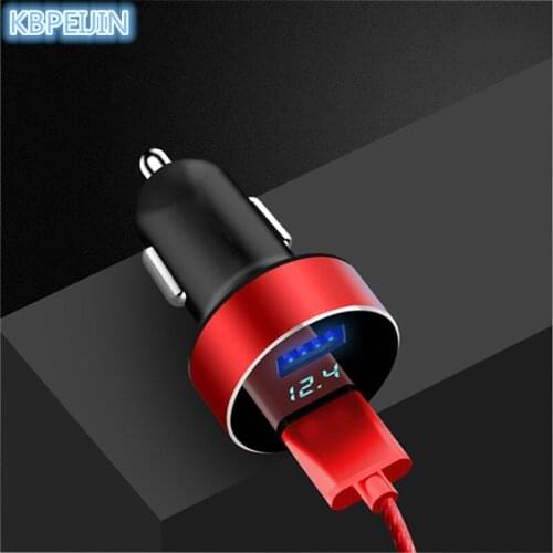 Car styling LED Smart Car Charger 2 USB DUAL Ports Phone Charger for Audi a4 a3 q5 q7 a5 b6 b8 a6 c5 b7 c6 a8 tt accessories