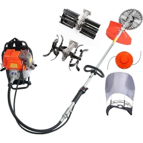 Four-Stroke Backpack Multifunctional Gasoline Mower Weed Mower Irrigation Mower Rice Harvester