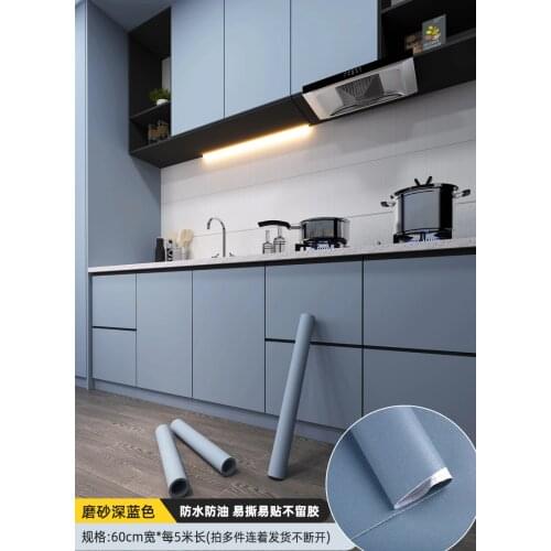 Decorative Film PVC Self Adhesive Wall Paper Furniture Renovation Stickers Waterproof Wallpaper Kitchen Decorative Films BG50DF