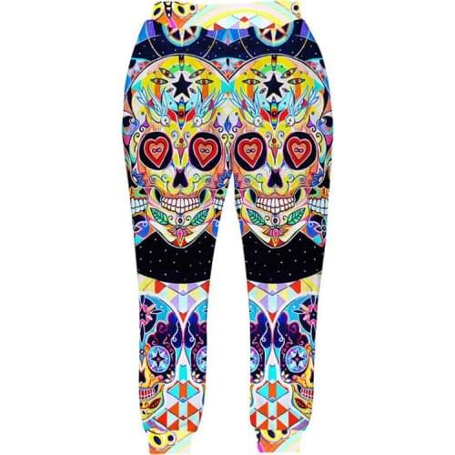 CJLM New Design Autumn Winter Men Jogger Pants 3D Print Skulls Face Sweatpants Casual Energetic Breathable Striking Trousers