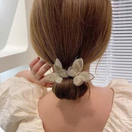 Elegant Women Bowknot Donuts Twist Headband Magic Hair Maker DIY Hairstyle Tool Sweet French Bud Dish Hair Accessories Girls