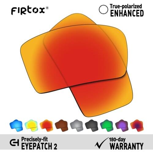 Firtox True UV400 Polarized Lenses Replacement for-Oakley Eyepatch 2 OO9136 Sunglasses (Compatiable Lens Only) - Multiple Colors