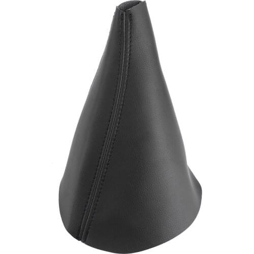 PU Leather Car Shift Cover Soft Car Auto Shifter Boot Cover Fit For Hummer H3 2005‑2011 Driver Side Bottom Cloth