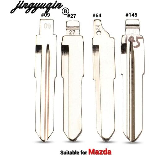 Jingyuqin 15pcs/lot #09 27 Blade Remote For Mazda 3 5 6 m6 RX8 MX5 Miata CX-7 CX-9 RX-8 CX-9 KD key Blank No.145 Flip Remote Key