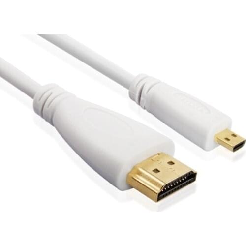 MicroHDMI Cable 3ft 1m1.5m 2m 3m 3D 4K*2K Male-Male High Premium Gold-plated HDMI Adapter for Phone Tablet HDTV Camera