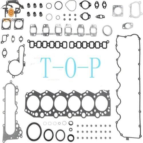 Engine Full Overhaul Gasket Set Kit 1HD-24V For Toyota Coaster Pickup Bus 4.2L Cylinder Head 11115-17010