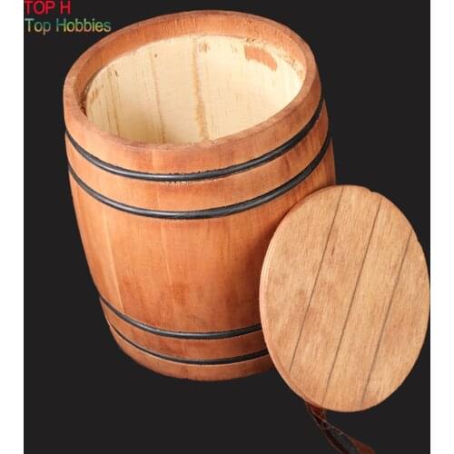 World War II German military INTERNATIONAL barrel cask barrel wood Model scene Accessories 1/6 Fit 12 Inch Soldier Action Figure