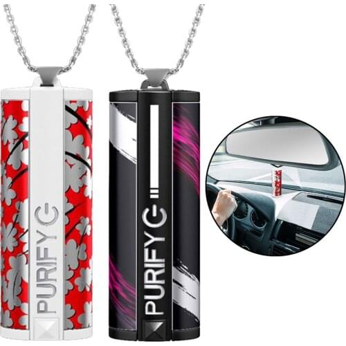 Low Noise Mini Portable Air Purifier Wearable Indoor Outdoor Personal Necklace USB Rechargeable Air Purifier for Car/Bedroom