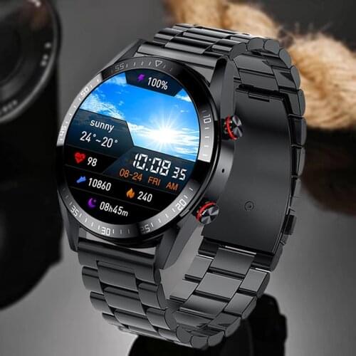 2021 New 454*454 Screen Smart Watch Always Display The Time Bluetooth Call Local Music Smartwatch For Mens Android TWS Earphones