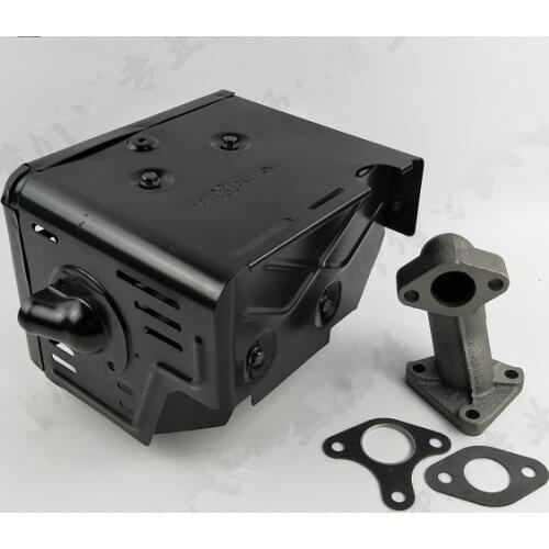 New Muffler Exhaust With Manifold 11HP & 13HP Fits Honda GX340 GX390 188 188F