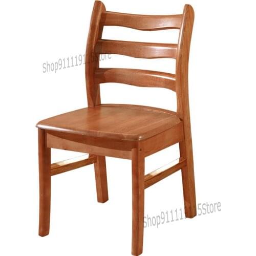 All Solid Wood Dining Chair Household Chair Back Chair Stool Simple Modern Chinese Dining Table Restaurant Restaurant Chair Whol