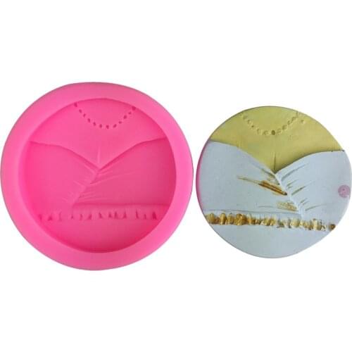 Womens wedding dress necklace, bra, silicone mold, chocolate mousse, sugar mold, plaster, DIY