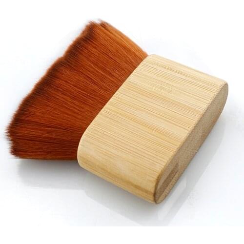 Barber Cutting Hair Neck Cleaning Brush Soft Fiber Hair Brush Salon Hairdressing Neck Duster Tool Barber Neck Brush Hair Brush