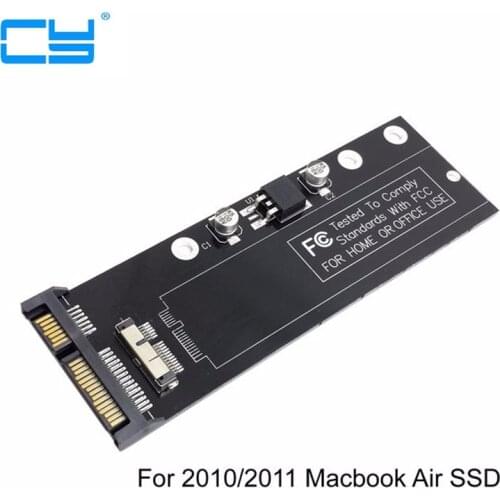 PCBA 15+7pin SSD HDD to SATA 22Pin Hard Disk Cartridge Drive for Apple 2010 2011 Macbook Air A1369 A1370 SSD