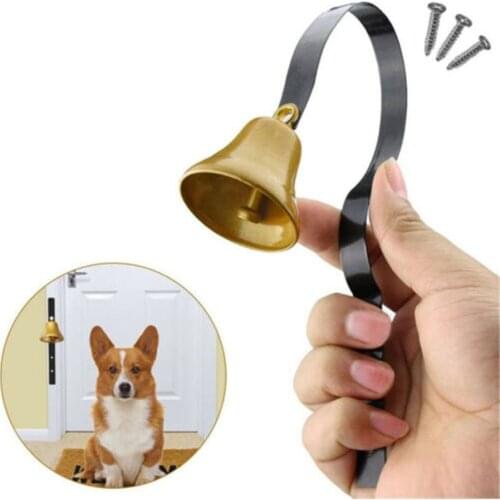 Puppy Smart Antique Christmas Tinkle Bells Wall Mounted Potty Training Anti-Grab Door Doorbells for Pet Dog Interactive Toys