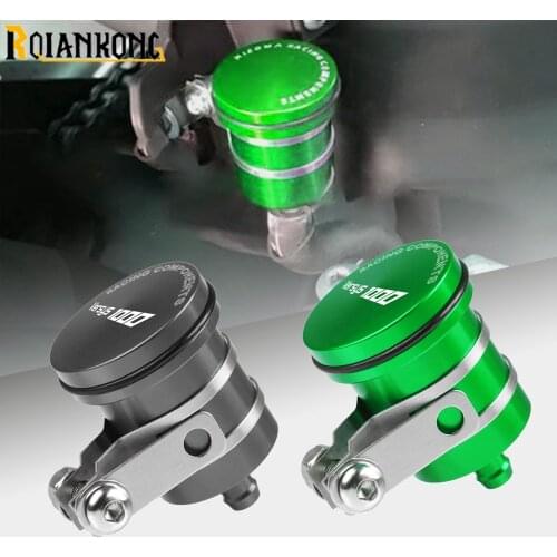For KAWASAKI VERSYS1000 2012-2018 Universal Motorcycle Rear Brake Fluid Reservoir Clutch Tank Oil Fluid Cup Cover VERSYS 1000 16