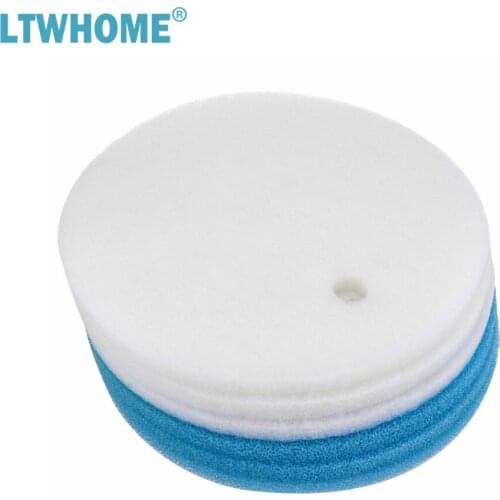 LTWHOME Compatible White Filter Floss and Blue Filter Pad Replacement for Tetra Pond Clear Choice Biofilter