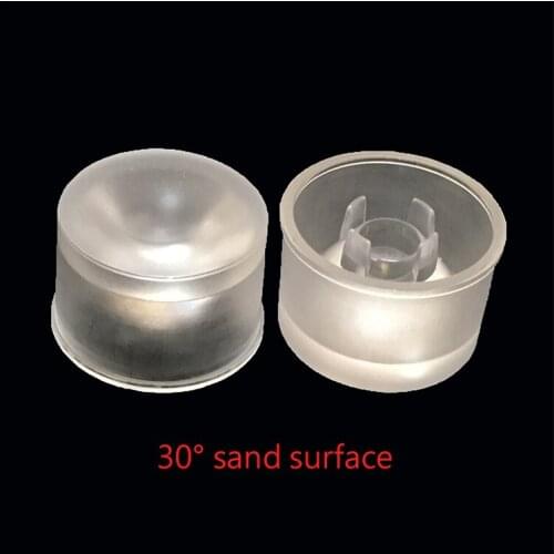 Factory Made Diameter 21.8mm f 30/60/120 degree Sand Surface waterproof PC lens