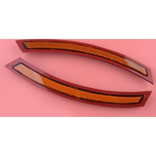 1 Pair Amber Lens Front Bumper Side Marker Light Reflector Fit for BMW X5 F15 F85 2014 2015 2016 2017 63147290094 63147290093