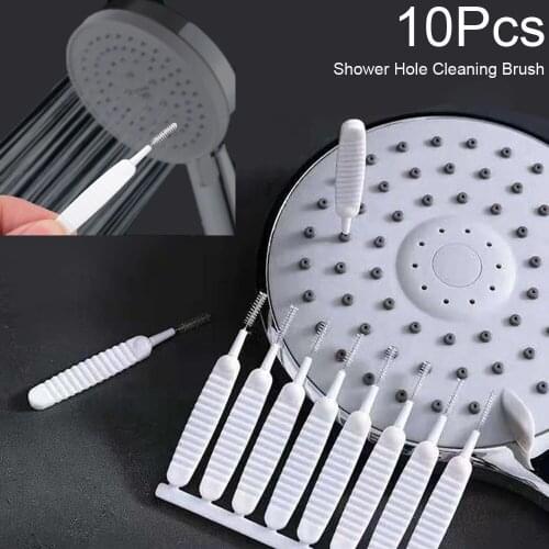 10/20pcs Shower Head Cleaning Brush Nozzle Spout Anti-clogging Brush Pore Gap Cleaning Brush For Kitchen Toilet Phone Hole