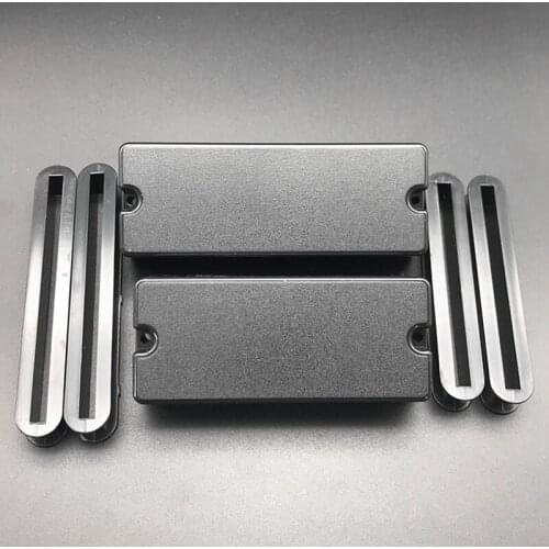 12pcs Plastic Sealed Closed Type 4/5/6 String Bass Guitar Pickup Covers/Lid/Shell/Top with 2 Screw Hole