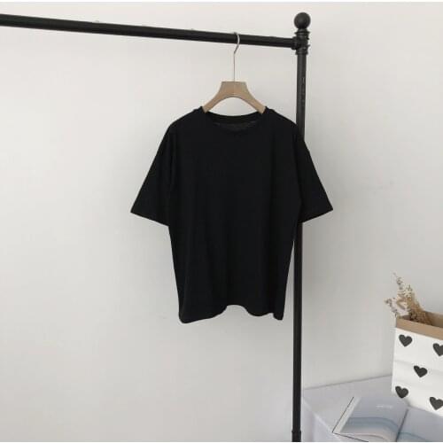 2019 T Shirt Black Women Clothes Fashion Tee Top multi Fashion Cotton Ladies