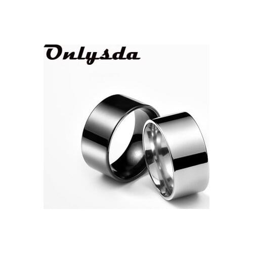 Aliexpress Couple Rings DIY Engrave Name Date Stainless Steel Unisex Wedding Rings for Women Men Lover Anniversary Jewelry Gift
