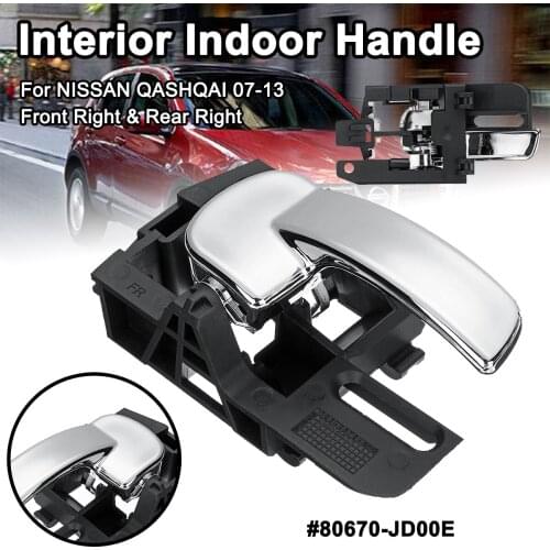 Car Accessories Front Rear Replace Car Left+Right Interior Door Handle For Nissan Qashqai 2007-2013 80671JD00E 80670JD00E