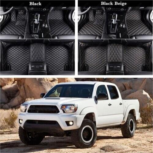 Car Floor Mats for Toyota Tacoma C-HR Tundra FJ Cruiser RAV4 4Runner Prado Car Accessories Auto Foot Mats Carpet Cover Floor Mat