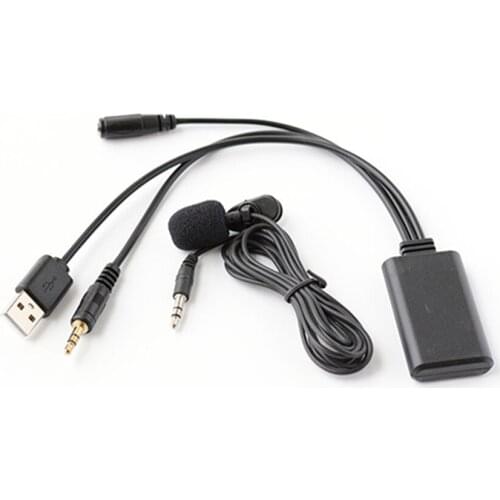 Connection Adapter Car Bluetooth Wireless Aux Music a MIC Phone